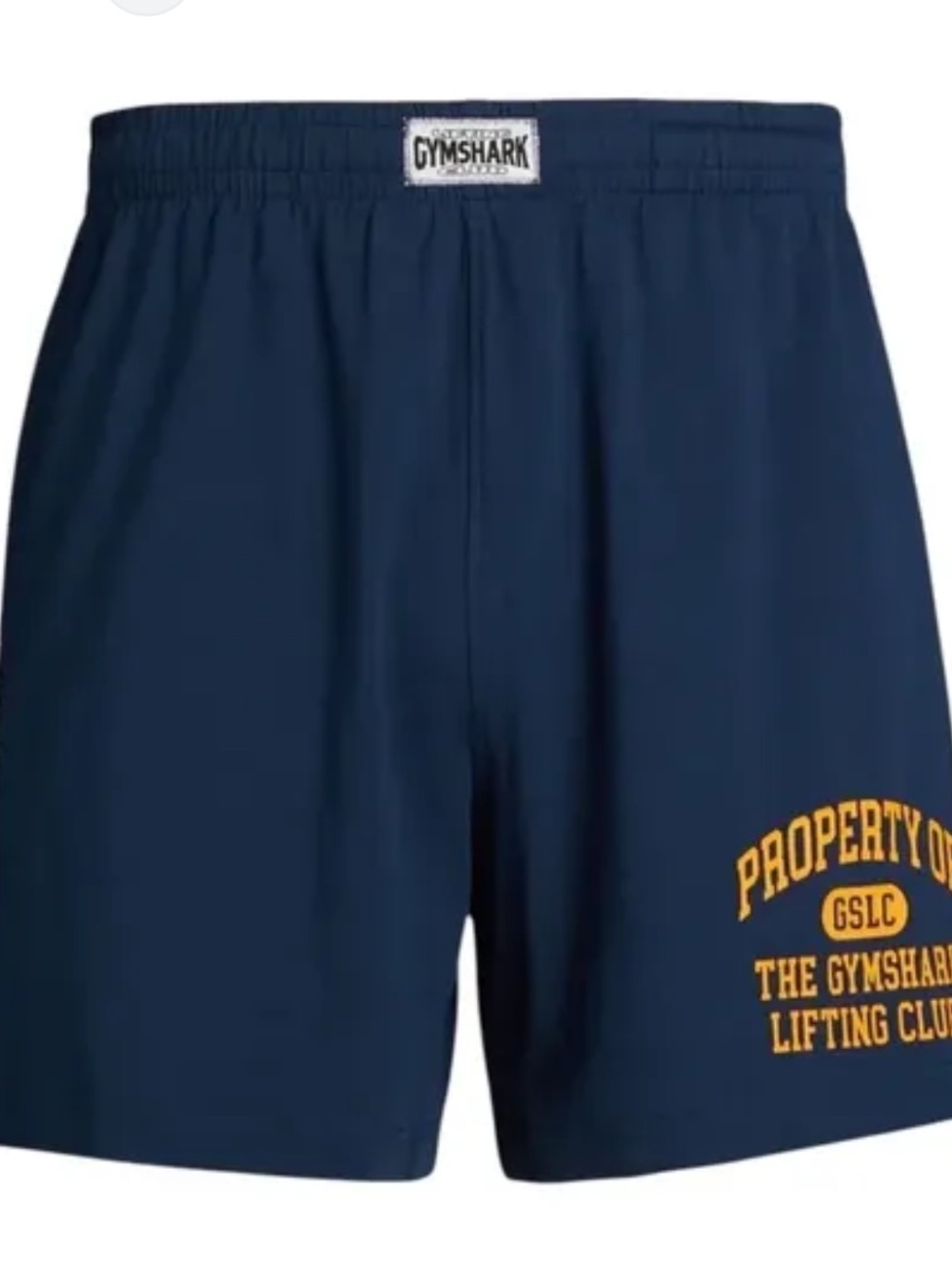 GYMSHARK Lightweight Cotton Blend Slim Fit Shorts. Weightlifting. Gym. Pockets.